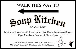 Soup Kitchen sign 1400 x 900mm