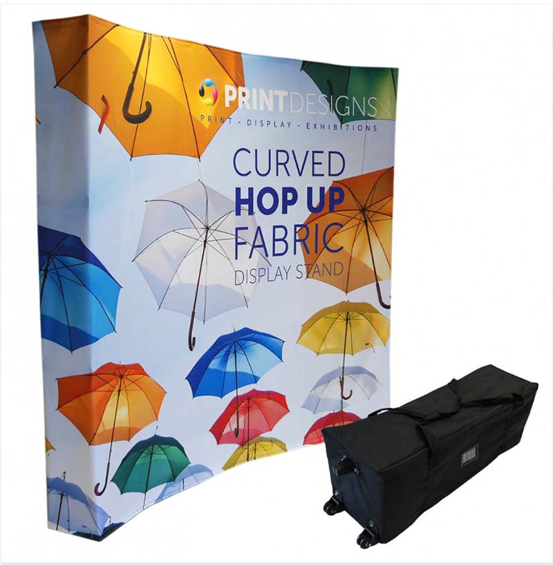 Impact hop up fabric stand from Printdesigns 