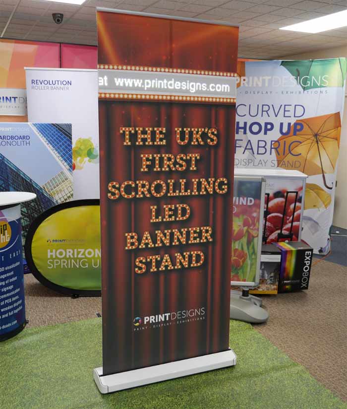 Image showing the Exclusive LED Scroller Banner from Printdesigns